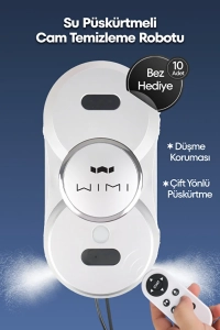 Su Püskürtmeli Uzaktan Kumandalı Cam Pencere Temizleme Robotu